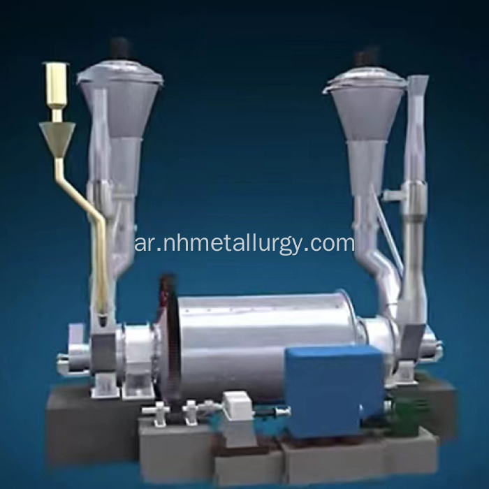 مدخل مزدوج ومطحنة الفحم مزدوجة المخرج